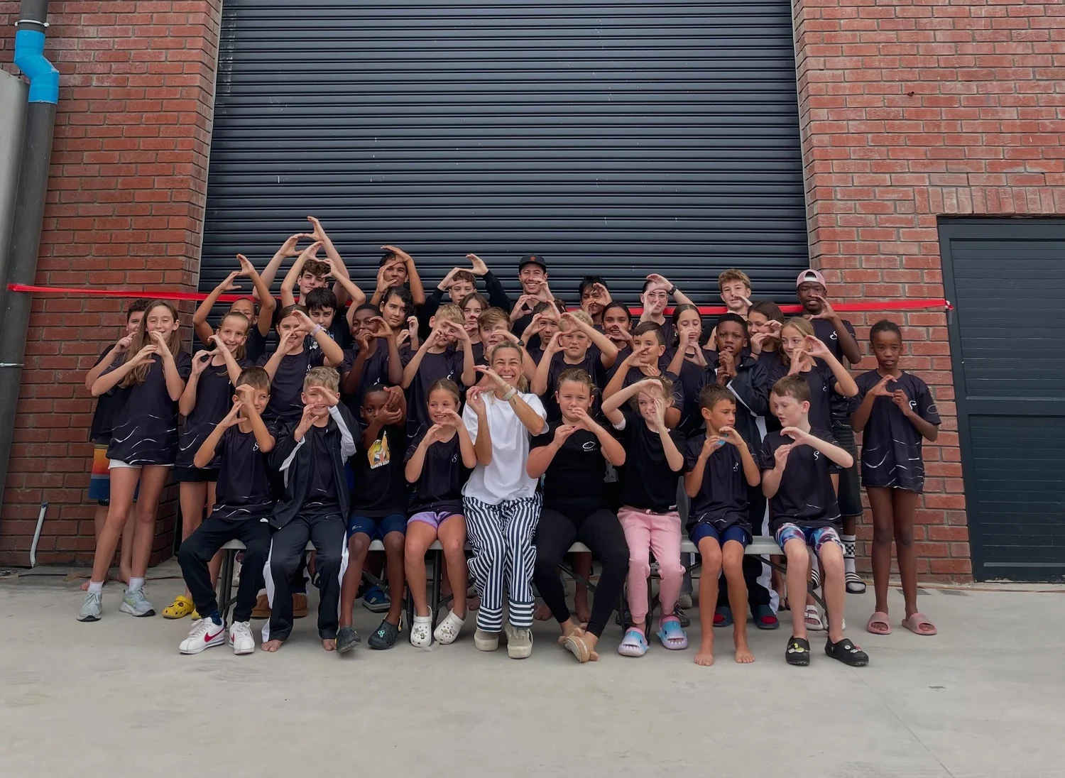 Silver Fins Swimming Club team group photo